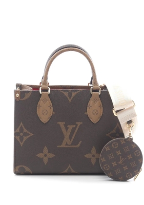 Louis Vuitton Pre-Owned 2021-2025 Monogram Reverse Giant OnTheGo PM satchel - Brown