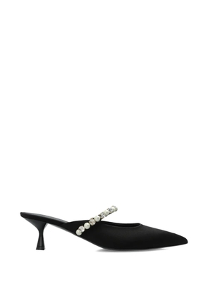 Stella McCartney pearl-embellished mules - Black