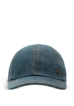 Burberry denim baseball cap - Blue