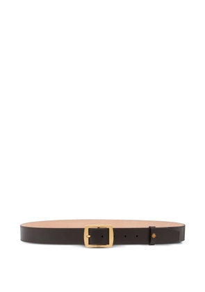 Bally Glen buckle leather belt - Brown