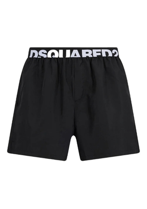 DSQUARED2 logo-detail swim shorts - Black