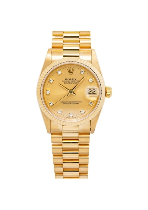 Rolex Datejust diamond markers 31mm watch - Gold