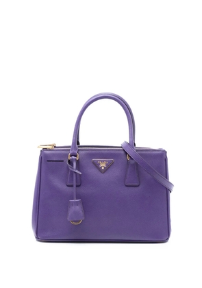 Prada Pre-Owned 2010-2025 Small Saffiano Lux Galleria Double Zip satchel - Purple