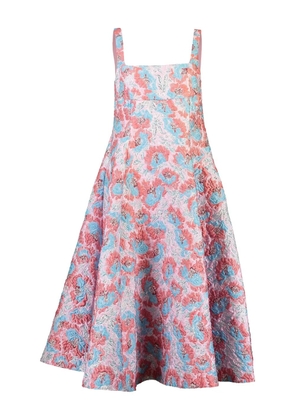 Mary Katrantzou Beaux floral-brocade midi dress - Pink