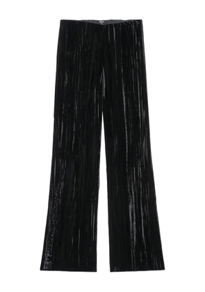 Rails Brissa crushed-velvet trousers - Black