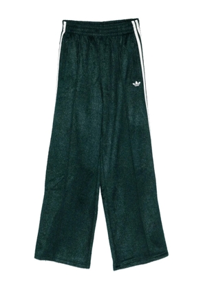 adidas stripe logo track pants - Green