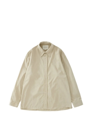 Studio Nicholson boxy oxford cloud shirt - Neutrals