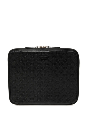 Gucci Pre-Owned 2016-2025 Guccissima Laptop Case clutch bag - Black