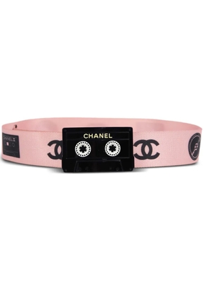 CHANEL Pre-Owned 2004 Cassette Tape belt - Pink
