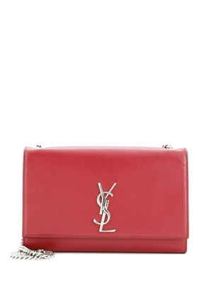 Saint Laurent Pre-Owned Classic Monogram Grainy Leather Medium crossbody bag - Red