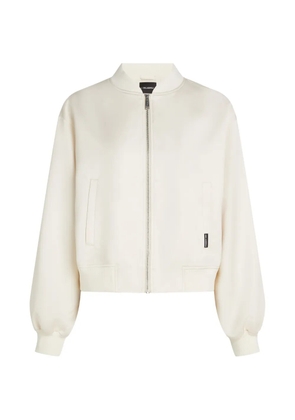 Karl Lagerfeld long-sleeve bomber jacket - Neutrals