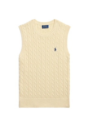 Polo Ralph Lauren cable-knit sleeveless top - Neutrals