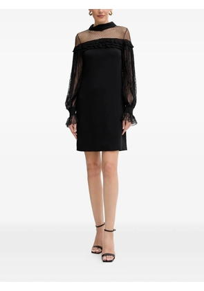 LUISA SPAGNOLI Gradisca lace-panel mini dress - Black