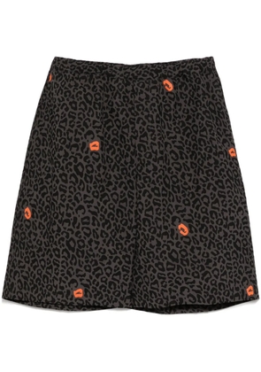 Undercover all-over printed shorts - Grey