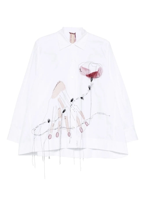 Antonio Marras appliqué shirt - White