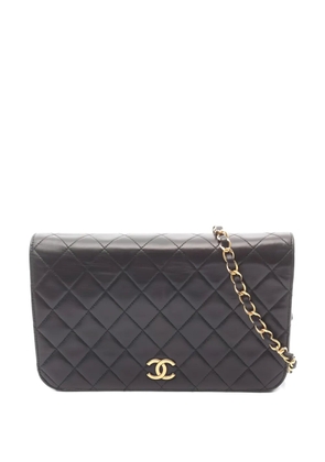 CHANEL Pre-Owned 1994-1996 Full Flap chain-strap shoulder bag - Black