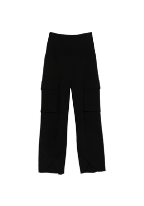 Erika Cavallini flap-pocket trousers - Black