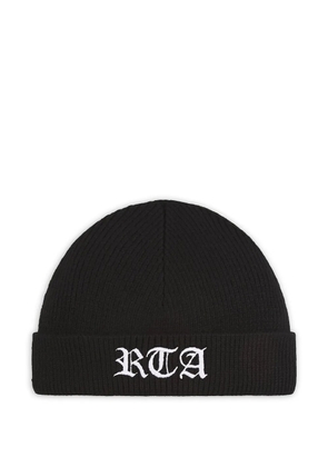 RTA Zion old-english beanie hat - Black