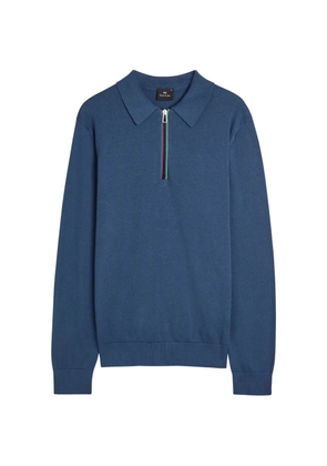 PS Paul Smith half-zip polo shirt - Blue