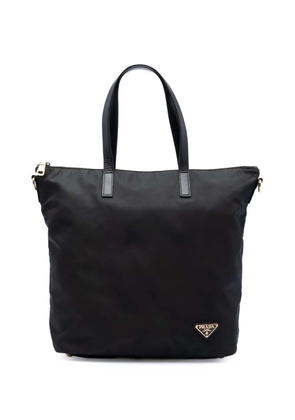 Prada Pre-Owned 2013-2025 Tessuto Zip Top Convertible Tote satchel - Brown