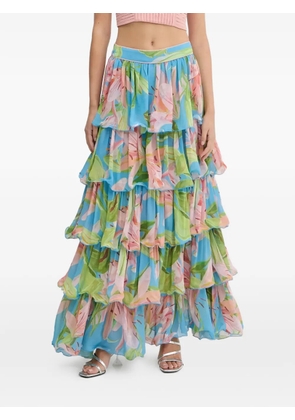 FARM Rio Lily Bloom maxi skirt - Blue