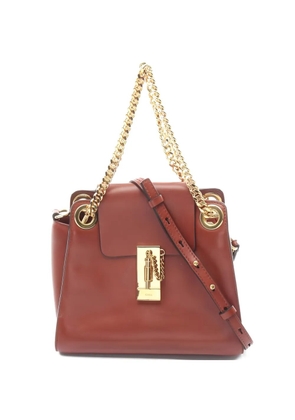 Chloé Pre-Owned 00s small Annie chain-strap leather shoulder bag - Brown