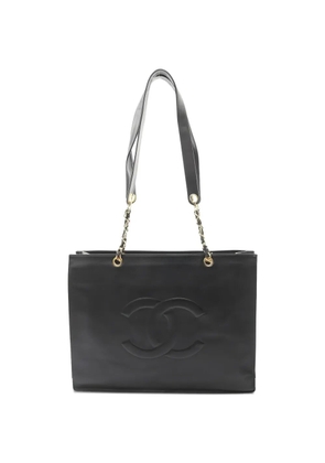 CHANEL Pre-Owned 1996-1997 Coco Mark chain shoulderbag - Black
