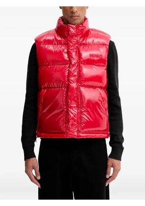 HUGO padded sleeveless gilet - Red