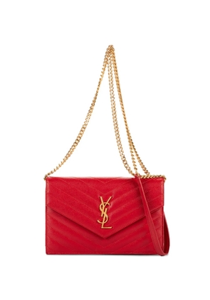 Saint Laurent Pre-Owned red chain-strap shoulder bag