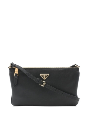 Prada Pre-Owned 2010s leather shoulder bag - Black