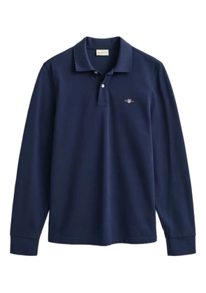 Gant pique long-sleeve rugger - Blue