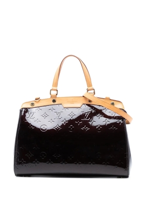 Louis Vuitton Pre-Owned 2012 Monogram Vernis Brea MM satchel - Purple
