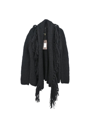 Gucci Pre-Owned 2012 fringe-trim cardigan - Black