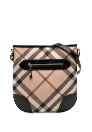 Burberry Pre-Owned 2000-2017 Supernova Check Coated Canvas Dryden crossbody bag - Brown