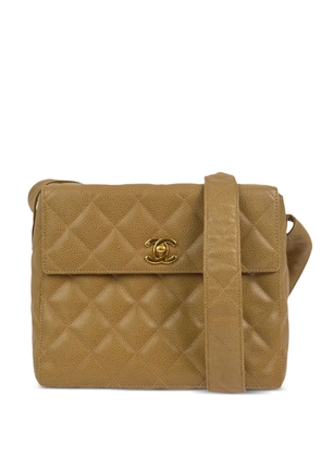 CHANEL Pre-Owned 1997 Straight Flap shoulder bag - Brown