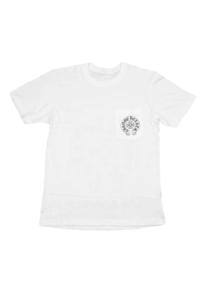 Chrome Hearts logo-print pocket T-shirt - White