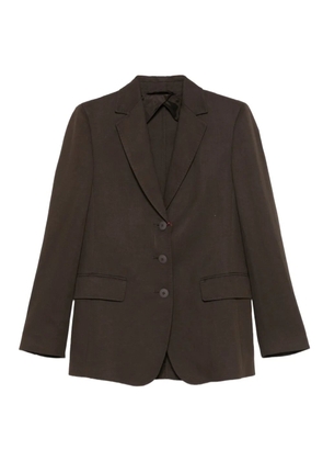 Max Mara three-button acetate blazer - Brown