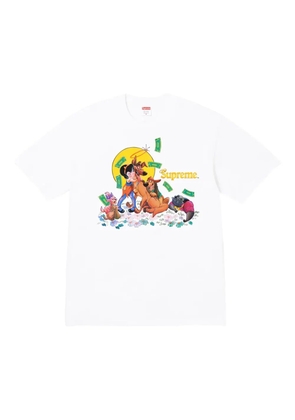 Supreme All Dogs GoTo Heaven graphic T-shirt - White