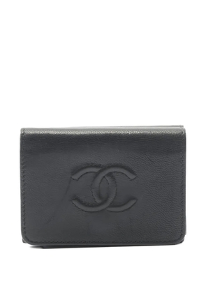 CHANEL Pre-Owned 2019 Coco Mark trifold wallet - Black