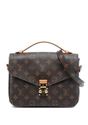 Louis Vuitton Pre-Owned 2015 Monogram Pochette Metis satchel - Brown