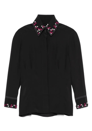 CHANEL Pre-Owned 2004 silk blouse - Black