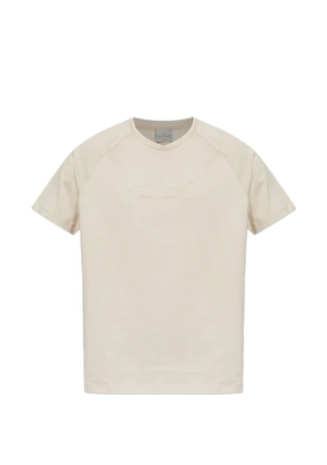 Paul & Shark logo-embroidered T-shirt - Neutrals