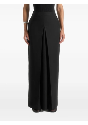 Manière De Voir Regine box-pleat maxi skirt - Black