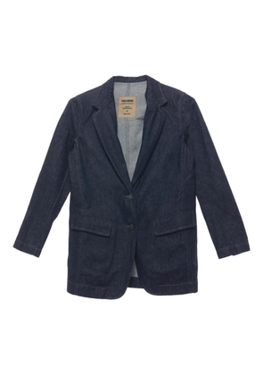 Uma Wang button-fastening denim blazer - Blue