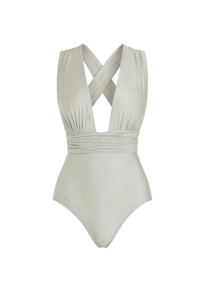 Lenny Niemeyer crisscross swimsuit - Grey