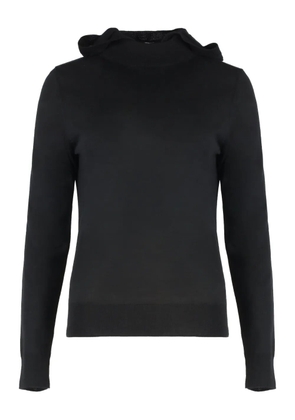P.A.R.O.S.H. Linfa knitted hoodie - Black