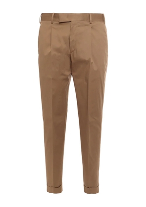 PT Torino pleat-detailed pocket trousers - Brown