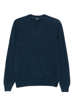 Barba crew-neck sweater - Blue