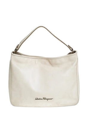 Ferragamo Pre-Owned leather shoulder bag - White
