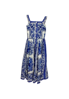 Dolce & Gabbana Pre-Owned Majolica printed dress - White